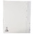WX01352 A4 White 1-5 Polypropylene Index WX01352 WX01352 A4 White 1-5 Polypropylene Index WX01352