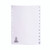 WX01354 A4 White 1-12 Polypropylene Index WX01354 WX01354 A4 White 1-12 Polypropylene Index WX01354