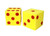 LER0411 Learning Resources Giant Soft Dot Cubes (Set of 2)