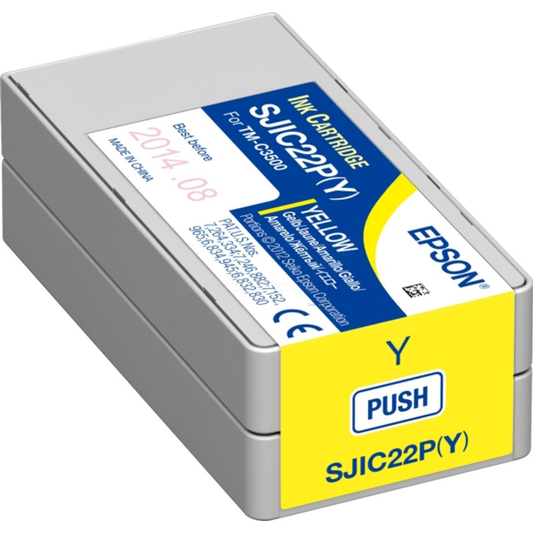 C33S020604 Epson C33S020604 SJIC22PY Yellow Ink Cartridge