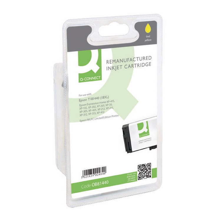 OB81440 Compatible replace Epson C13T18144010 18XL Yellow Ink Cartridge Daisy High Capacity