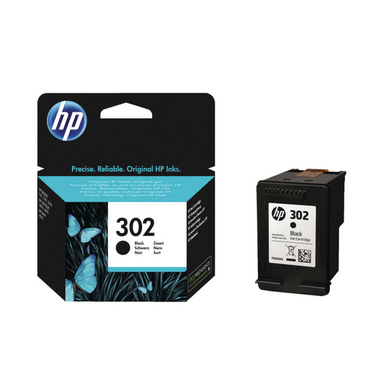 F6U66AE HP F6U66AE 302 Black Ink Cartridge