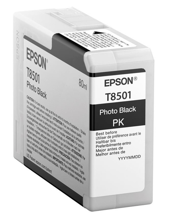 C13T850100 Epson C13T850100 T8501 Bright Black Ink Cartridge