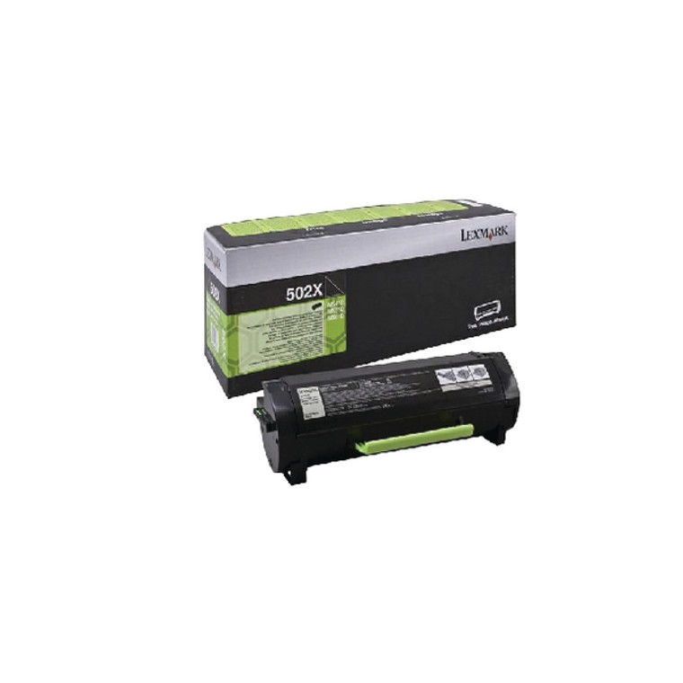 50F2X0E Lexmark 50F2X0E 502X Black Toner Extra High Yield