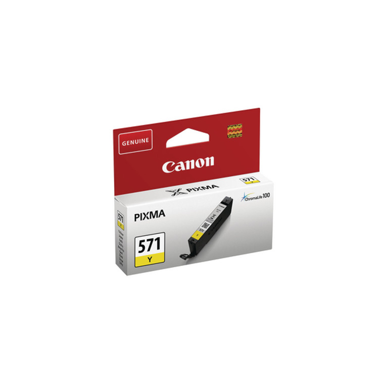 0388C001 Canon 0388C001 CLI-571 Y Yellow Ink Cartridge