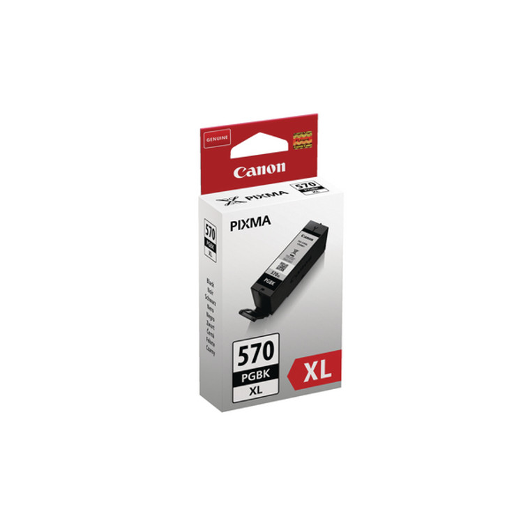 0318C007 Canon 0318C007 PGI-570 PGBKXL Black Ink Cartridge High Capacity Twin Pack