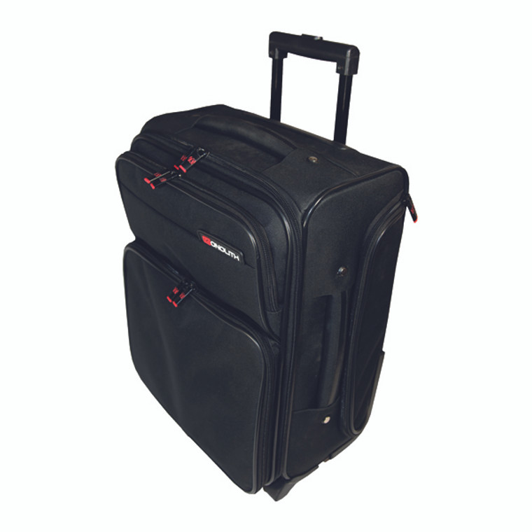 HM13290 Monolith Wheeled Overnight Laptop Case Black Handy removable padded laptop case 1329