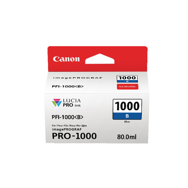 0555C001 Canon 0555C001 PFI-1000 B Blue Ink Cartridge