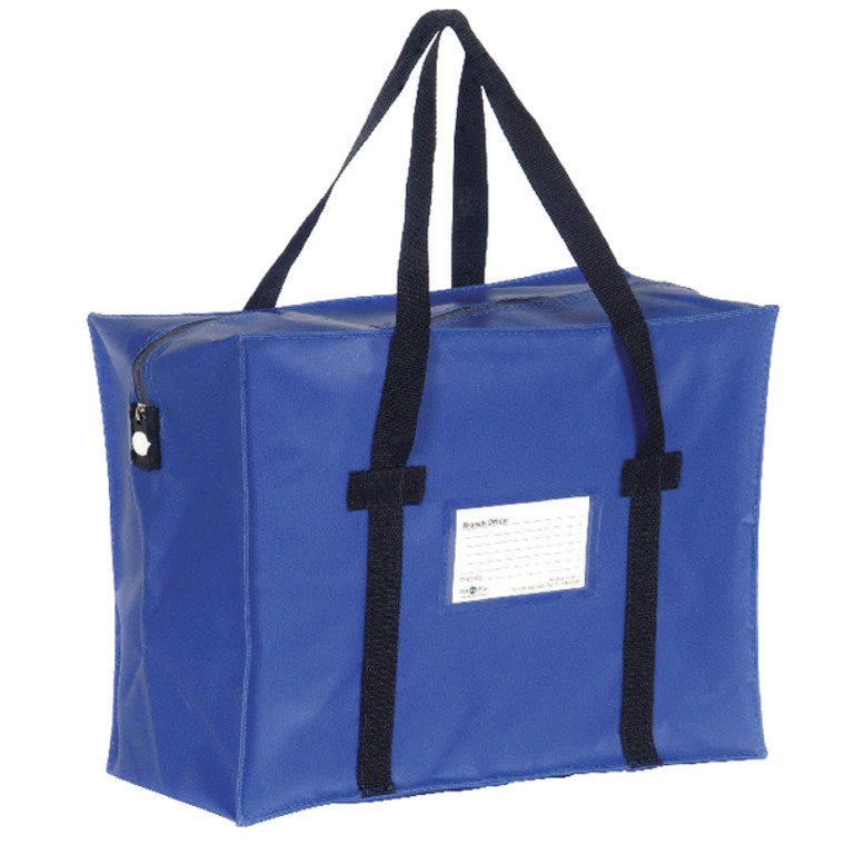 VAL70677 GoSecure Courier Holdall Blue W508 x D152 x H356mm H2B