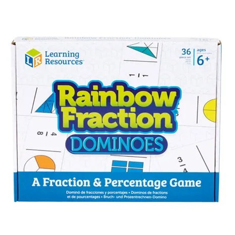 LSP2503-UK Learning Resources Rainbow Fraction Dominoes
