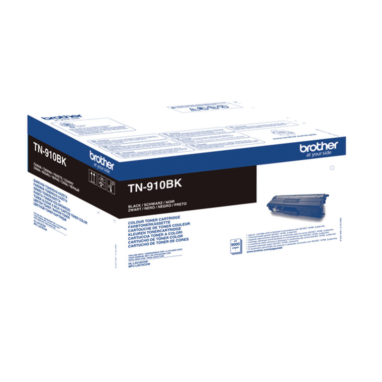 TN910BK Brother TN-910 BK Black Toner Ultra High Yield