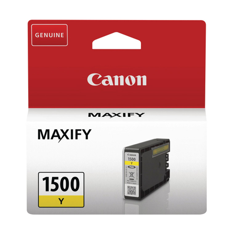 9231B001 Canon PGI-1500Y 4.5ml Yellow Ink Cartridge