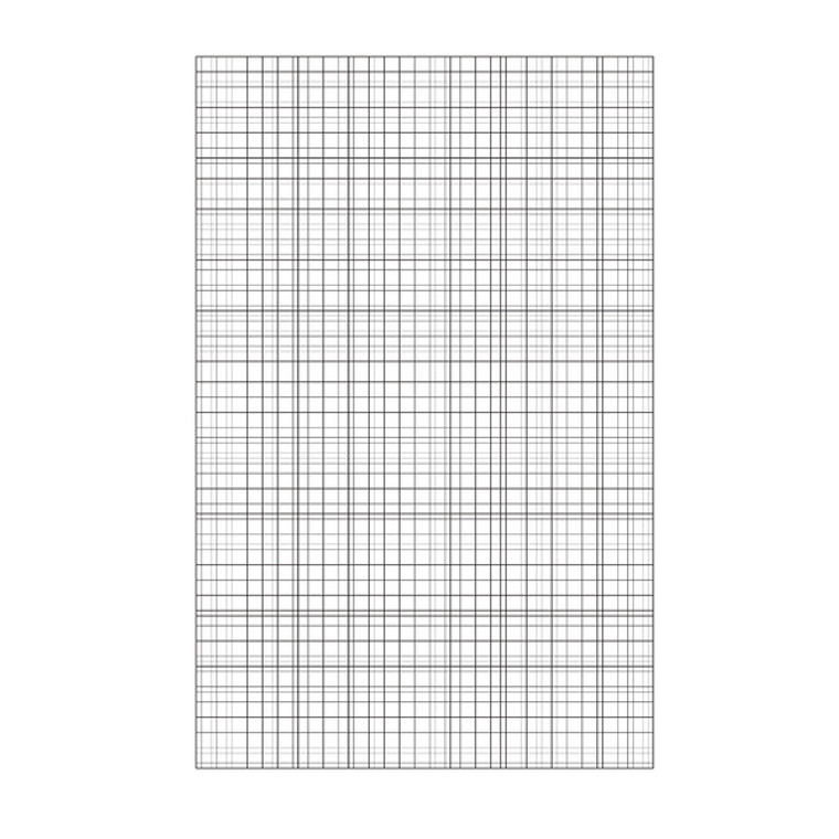 MO00417 Loose Leaf A4 Paper 75gsm Unpunched Graph Ruling Pack 500 100103410