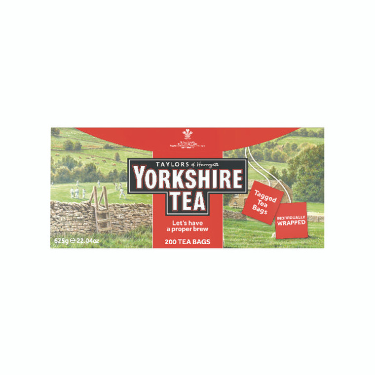 TH12128 Yorkshire Tea Tagged Enveloped pk200 1341