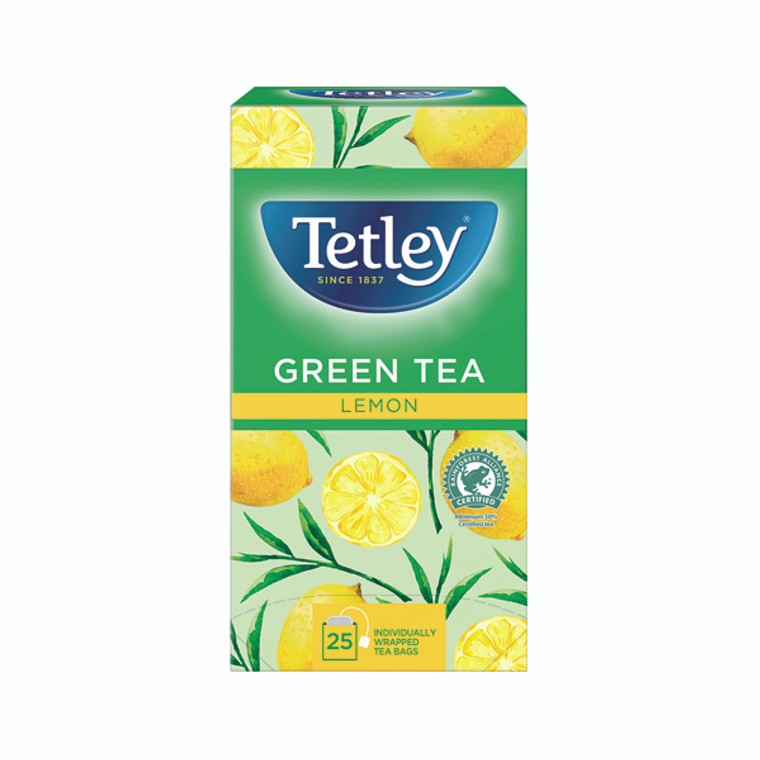 TL11571 Tetley Green Tea With Lemon Tea Bags Pack 25 1571A