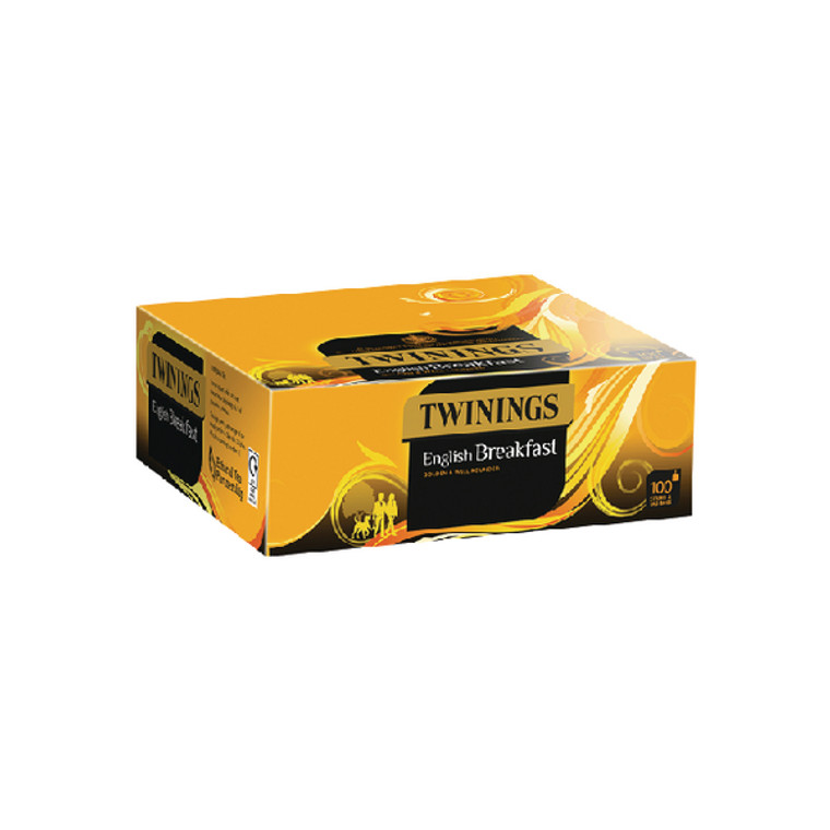 TQ17688 Twinings English Breakfast String Tag Pack 100 F14557