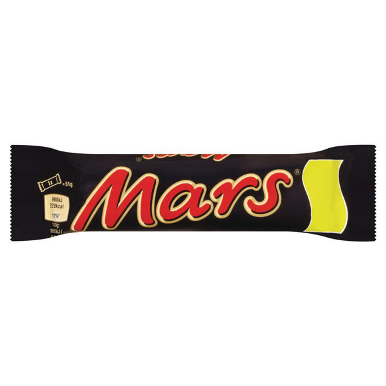 ARN47033 Mars Bars 51g No Artificial Colours or Preservatives Pack 48 100513