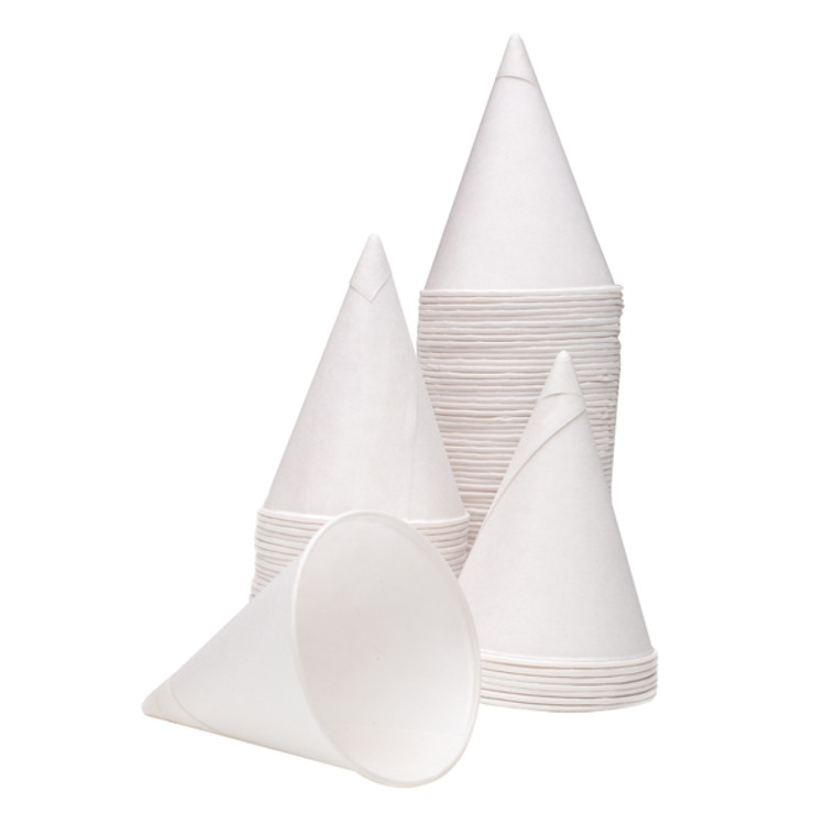 CPD40115 4oz Water Drinking Cone Cup White Pack 5000 ACPACC04