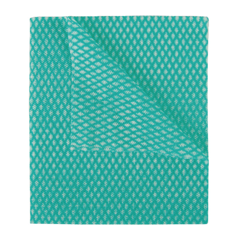 2W08169 2Work Economy Cloth 420x350mm Green Pack 50 100226G