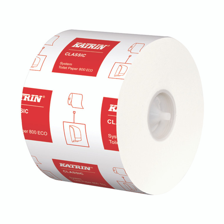 KZ10342 Katrin Classic ECO Toilet Roll 2-Ply 800 Sheets Pack 36 103424
