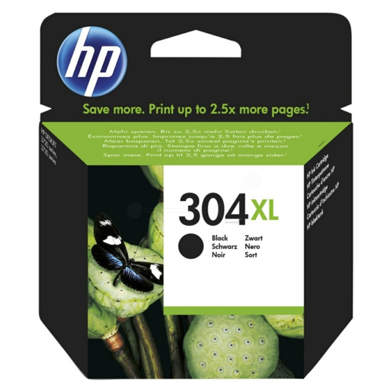 N9K08AE HP N9K08AE 304XL Black Ink Cartridge High Capacity