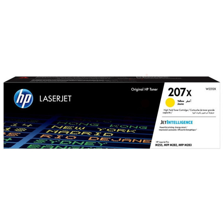 W2212X HP W2212X 207X Yellow Toner 2.45K pages