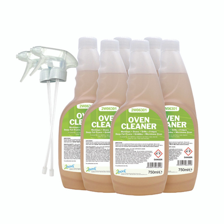 2W07253 2Work Oven Cleaner 750ml Pack 6 364