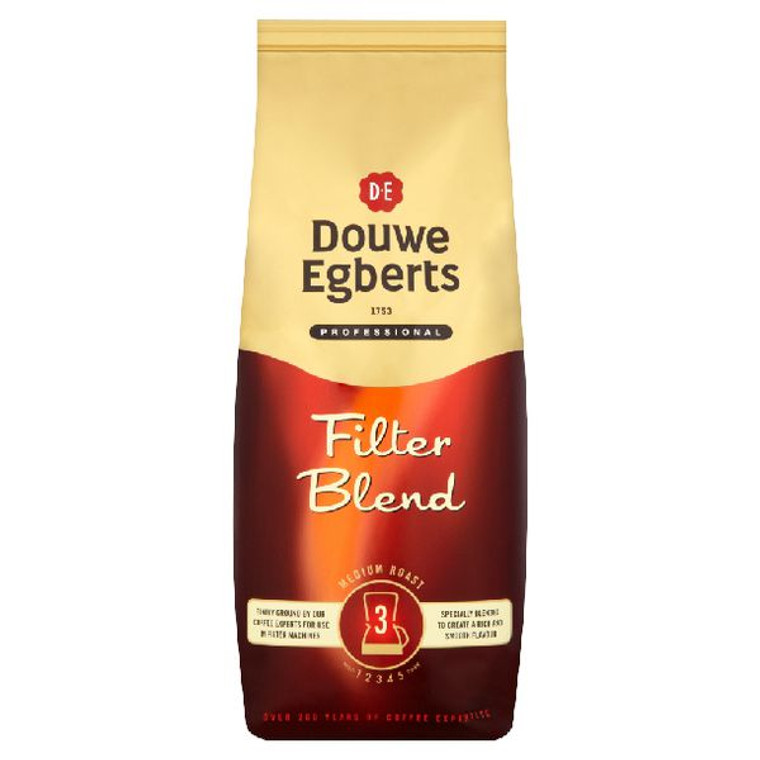 KS95366 Douwe Egberts Filter Blend Roast Ground Coffee 1kg 536600