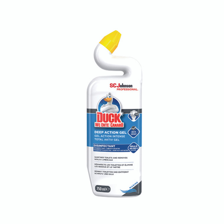 DV13095 Duck Deep Action Gel Marine Toilet 750ml Pack 12 314399CASE