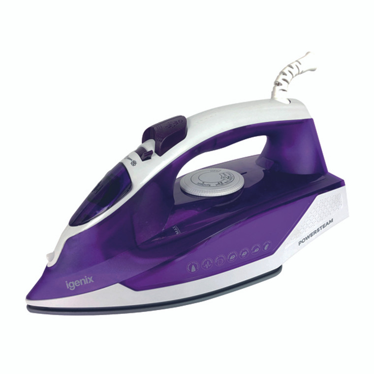 PIK79709 Igenix 2000 Watt Electric Corded Steam Iron IG3121