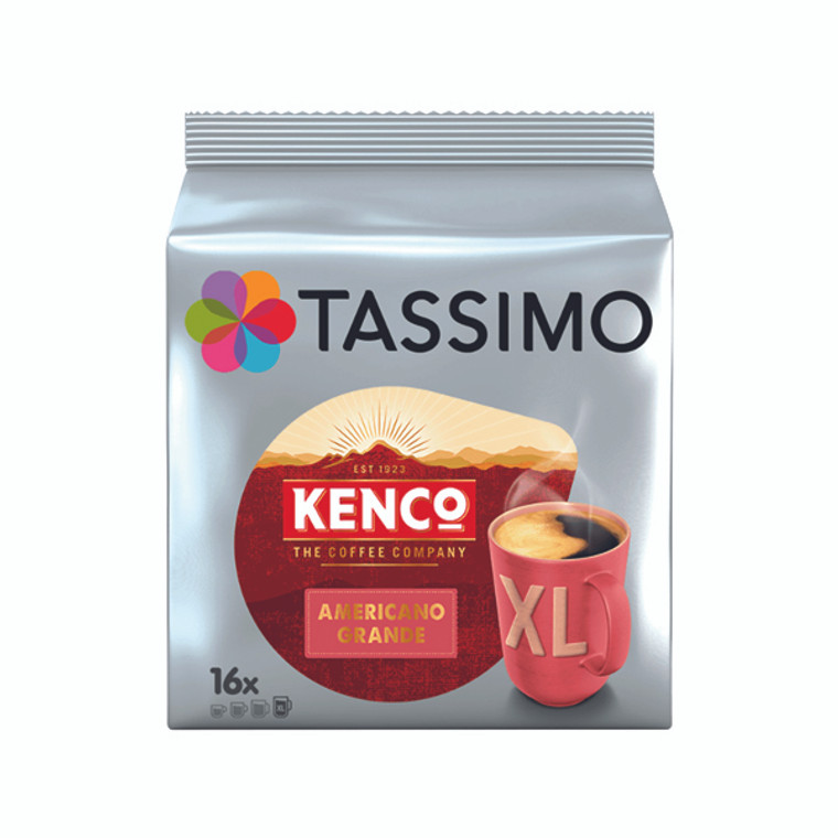 KS43567 Tassimo Kenco Americano Grande Coffee 144g Capsules 5 Packs 16 7040471