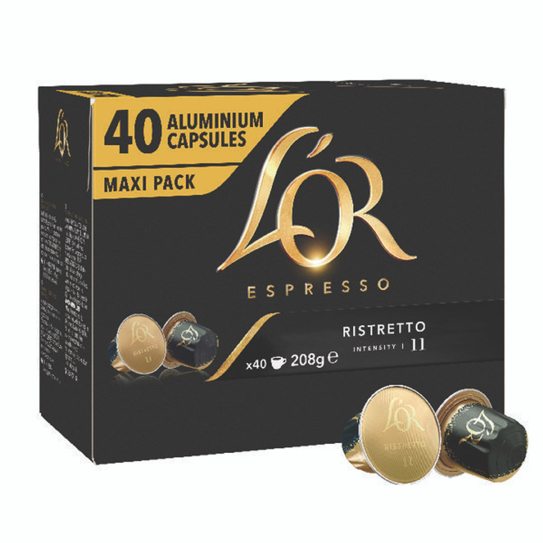 KS39022 L Or Nespresso Ristretto Capsule Pack 40 4028790