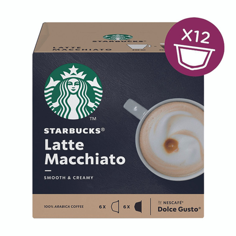 NL92703 Nescafe Dolce Gusto Starbucks Latte Macchiato Pack 36 12397696