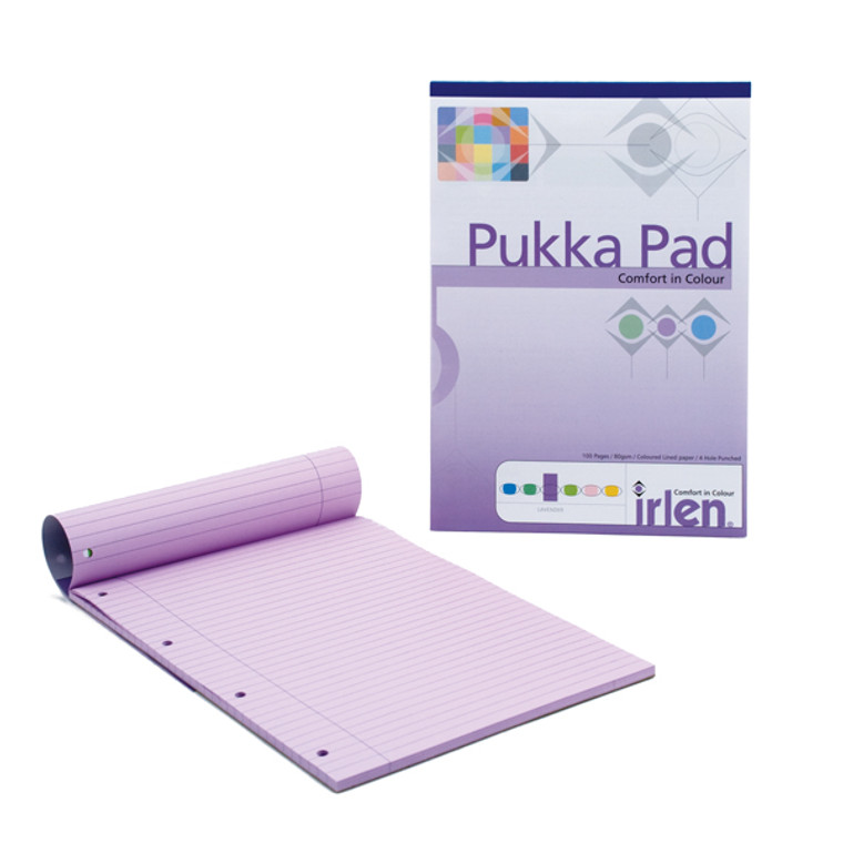 PP00927 Pukka Pad A4 Refill Pad Lavender Pack 6 IRLEN50