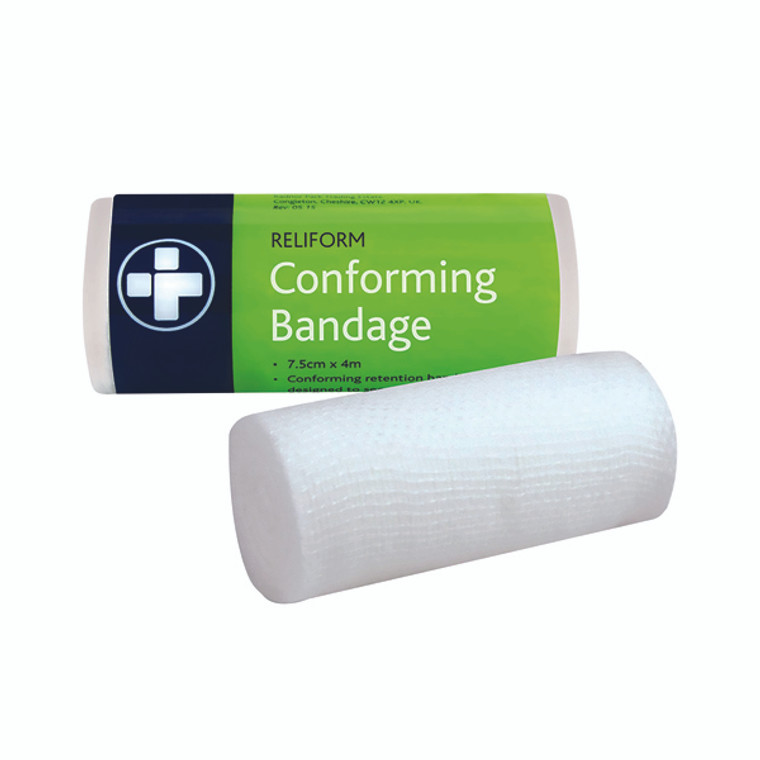 HS88432 Reliance Medical Reliform Conforming Bandage 75mmx4m Pack 10 432