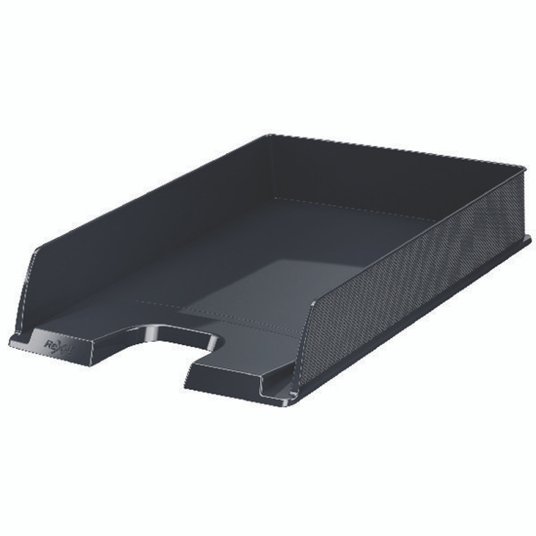 RX58108 Rexel Choices Letter Tray A4 Black 2115598