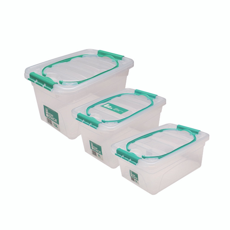 RB01033 StoreStack Carry Box Set Multiple Sizes Pack 3 RB01033