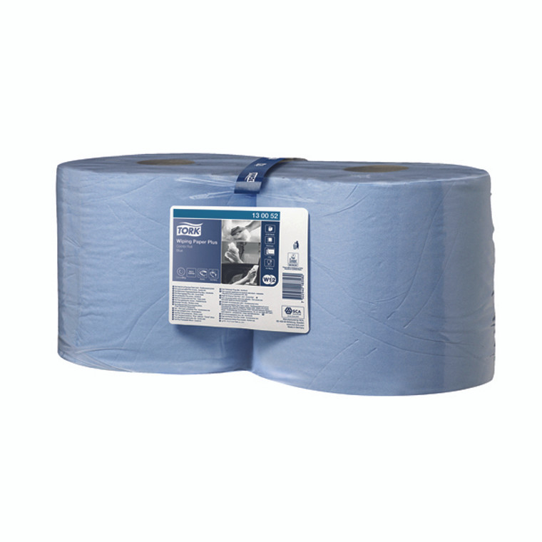 SCA18358 Tork 2-Ply Blue Roll 255m Pack 2 130052