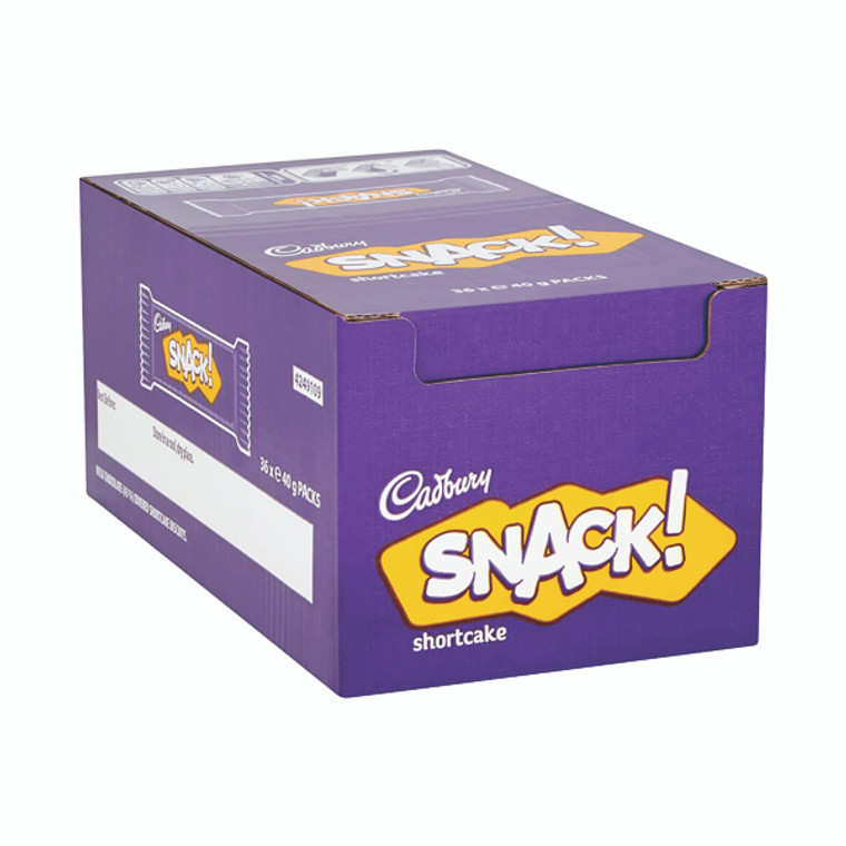 KS80974 Cadbury Snack Shortcake 40g Pack 36