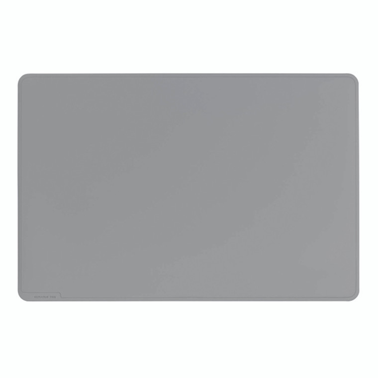 DB71017 Durable Desk Mat Contoured Edge 650 x 520mm Grey 710310