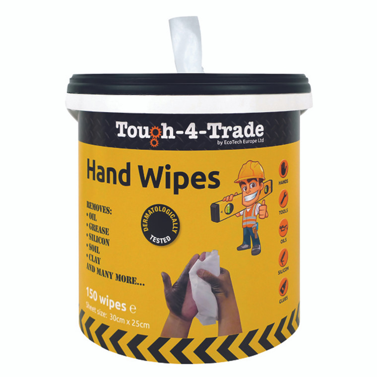 ECO24044 EcoTech Industrial Hand Wipes 300x250mm 150 Sheets EBMH150