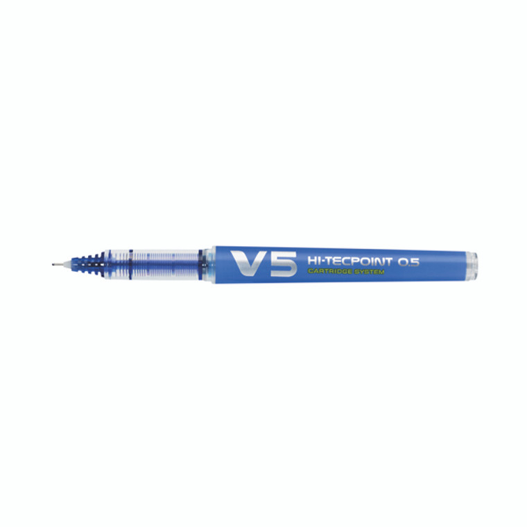 PI42841 Pilot V5 Cartridge Rollerball Pen Fine Line Blue Pack 10 4902505442803