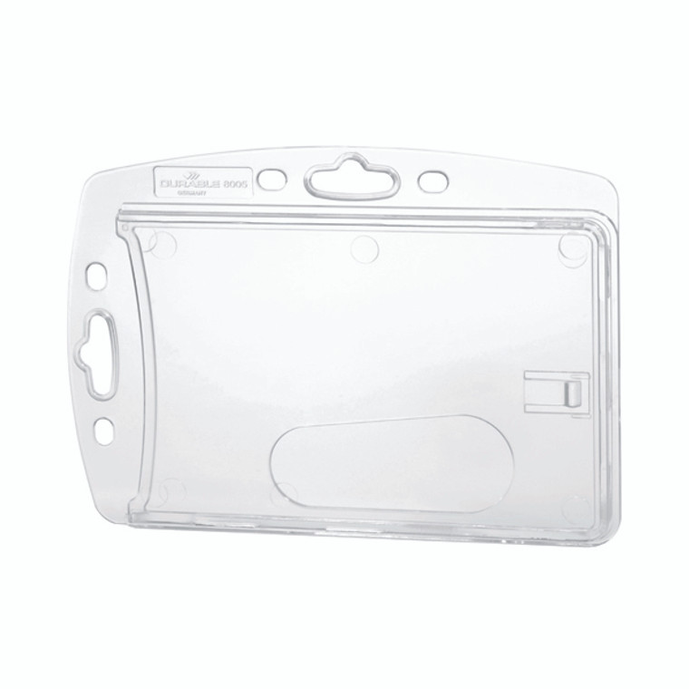 DB80762 Durable Hardbox ID Pass Clear Pack 10 890519