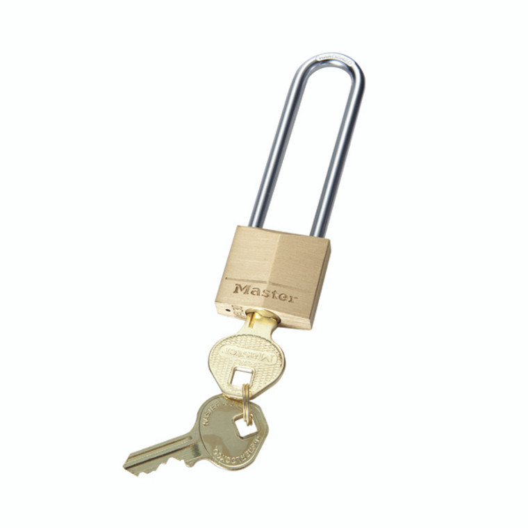 AC09152 Master Lock 30mm Solid Brass Padlock 64mm Shackle 130EURDLJ