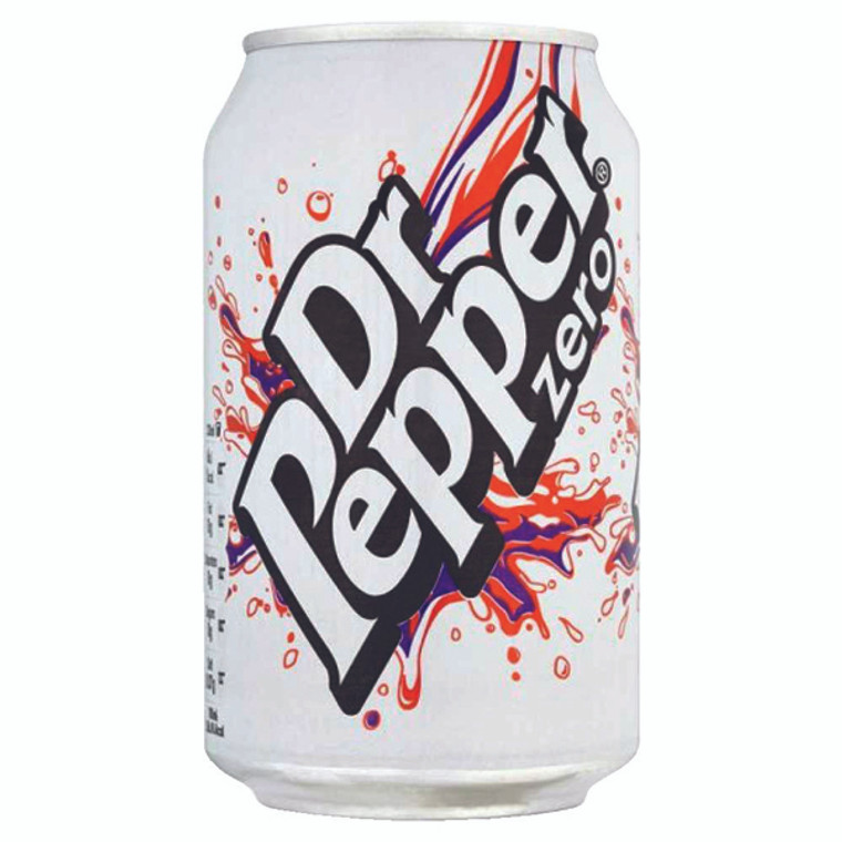 ARN10001 Dr Pepper Zero 330ml Cans Pack 24 0402053