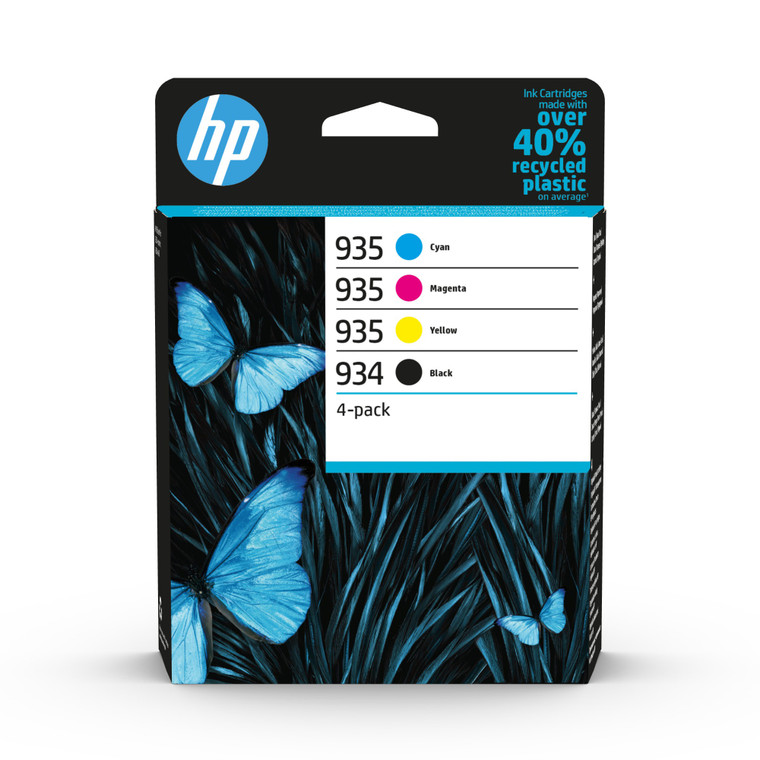 HP 6ZC72AE 934/935 Ink Cartridge Multipack, 10ml + 3x4,5ml, Pack qty 4