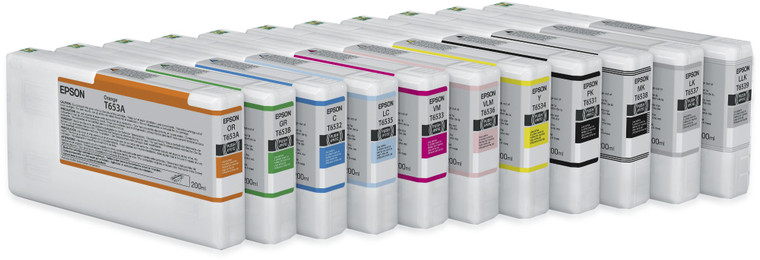 Epson C13T913400 T9134 Yellow Ink Cartridge, 200ml