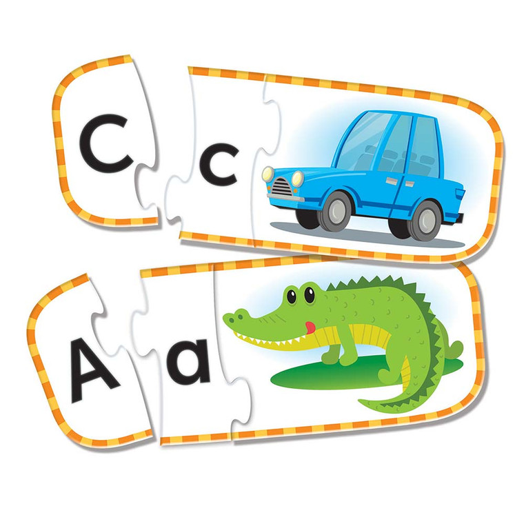 LER6089 Learning Resources Upper & Lowercase Alphabet Puzzle Cards