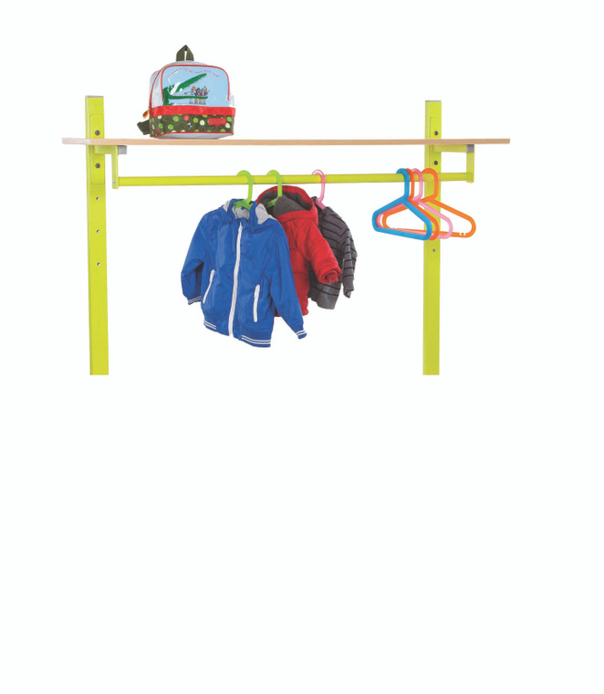 Monarch Cloakroom Top Unit with Shelf and Hanging Rail