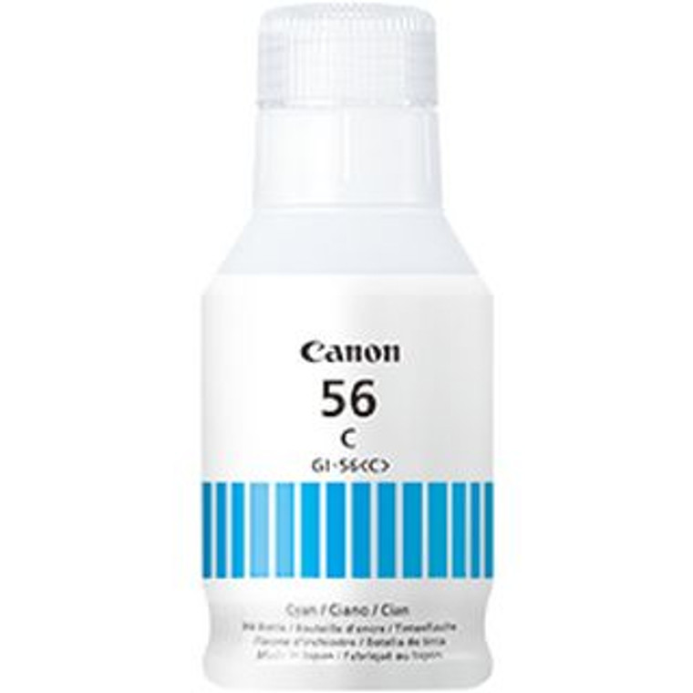 Canon 4430C001 GI-56 C Cyan Ink Bottle 14K Pages 135ml